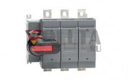 ABB Stotz-Kontakt OS250D03P, выключатель нагрузки для предохранителя, 3-полюсный, 250 А с ручкой и валом, 1SCA022719R0090