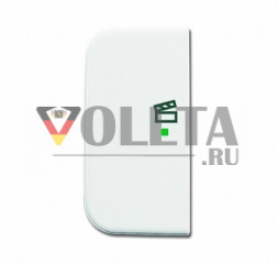 Busch-Jaeger 6233-21-214 крышка, двойная,  левая(ый), символ сцена Reflex SI, цвет: альпийский белый