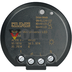 Jung 1724DM Dimmer Mini Universal LED, с входом расширения