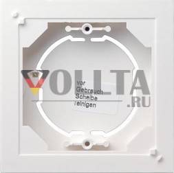 Gira 021904 корпус для поверхностного монтажа 1-сторонний плоский Standard 55 чистый белый матовый