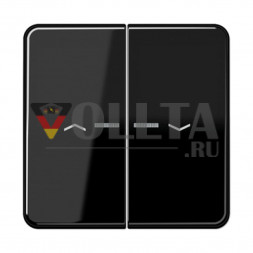 Jung CD595KO5PSW CD500 KNX кнопка, клавиша крышка, цвет: черный