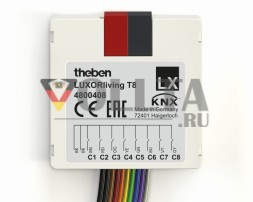 Theben 4800408 LUXORliving T8 8-канальный кнопочный интерфейс