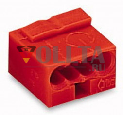 Wago 243-804 Micro Клемма цвет: красный, 0,6- 0,8mm