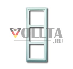 Busch-Jaeger 2103-34 рамка крышки, 3-сторонняя рамка альпийский белый