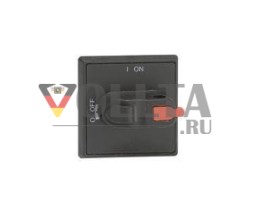 ABB Stotz-Kontakt OHBS3AH, селекторная рукоятка 0 ВЫКЛ.-1 ВКЛ., черный вал 6 мм IP54 для отключения нагрузки., 1SCA105234R1001