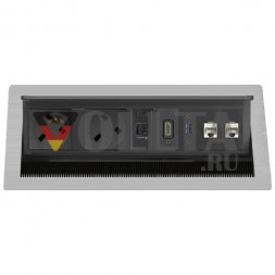 EVOline FlipTop Push Multimedia L / Netbox / 2-кратная мощность (британский стандарт)