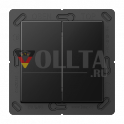 Jung BLEA595SWM Bluetooth® Low Energy радиопередатчик настенный 4-канальный, серия A, графитово-черный матовый