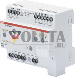 ABB Stotz-Kontakt FCC/S1.2.2.1, контроллер фанкойла, 2 x 0-10 В, ручное управление, 3 ступени, REG, 2CDG110213R0011