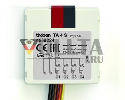 Theben 4969224 TA 4 S KNX UP 4-позиционный кнопочный интерфейс