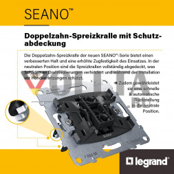 LEGRAND 765633 Сенсорный датчик SEANO с Netatmo | 1-сторонний | ультрабелый
