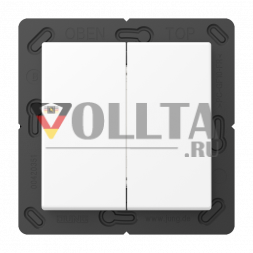 Jung BLEA595WWM Bluetooth® Low Energy радиопередатчик настенный 4-канальный, серия A, белоснежный матовый