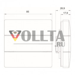 Theben 4969232 iON 102 KNX кнопочный сенсор