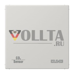 Датчик CO2 Jung CO2LS2178LG KNX, дюропласт, серия LS, светло-серый