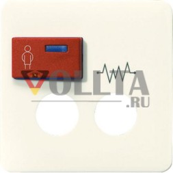 Чехол Jung 071A для Ackermann, тип 73075 D, 73075 B, красный, серия CD, белый