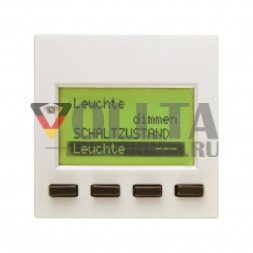 Berker 75860052 S1 KNX Info-ЖК дисплей цвет: кремово-белый, тон:глянец