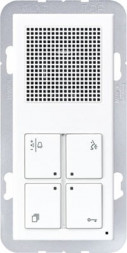 Jung TKISA514ADW AS500 TKM Домофонная система внутреняя, Audio цвет: кремово-белый
