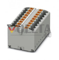 Phoenix Контакт 3273308 PTFIX 18X2,5 GY Базовая клемма можно собрать 18 точек подключения цвет: серый