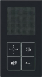 Jung TKISACM514SW A creation TKM Домофонная система внутреняя, Audio комфорт  цвет: черный