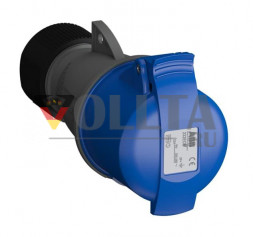 ABB Stotz-Kontakt 2CMA102031R1000 232EC6 2P+PE 32A IP44 CEE соединение