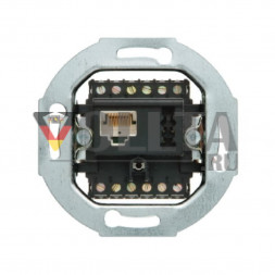 Berker 458805 UAE TAE Телефон ISDN телефонная розетка, 1A 125V цвет: черный