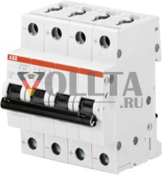 Автоматический выключатель ABB Stotz-Kontakt S204MT-Z63UC Z63A 4-полюсный, 10 кА, 2CDS274065R0608