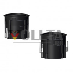 EVOline One / 1x розетка / защитное кольцо + крышка / Белый