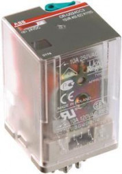 ABB Stotz-Kontakt CR-U012DC3, вставное интерфейсное реле 3We, A1-A2=12VDC, 250V/10A, 1SVR405622R4000