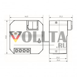 Theben 4800540 LUXORliving H1 UP привод отопления