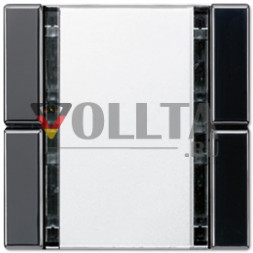Jung A2072NABSSW A500 KNX сенсорный двойная,  цвет: черный