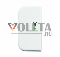 Busch-Jaeger 6231-21-214 крышка, двойная,  левая(ый), символ свет, Reflex SI, цвет: альпийский белый