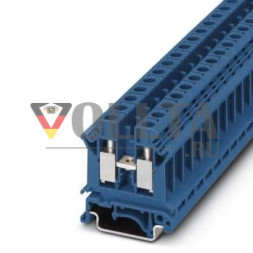 Phoenix Контакт 3005086 проходная клемма, 10 mm UK 10 N BU, цвет: голубой