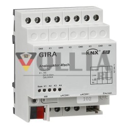 Gira 102200 Аналоговый актуатор 4-х канальный KNX REG