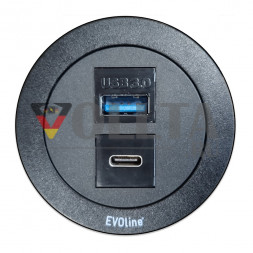 EVOline One / USB-A 3.0 / USB-C 3.1 / мультимедиа